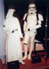 Princess Leia and a Stromtrooper